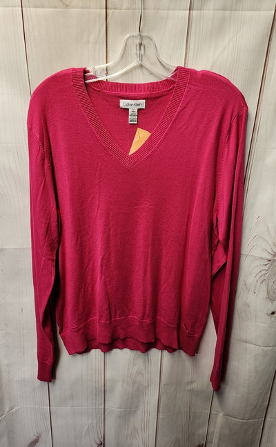 Calvin Klein Women's Size L Pink Sweater