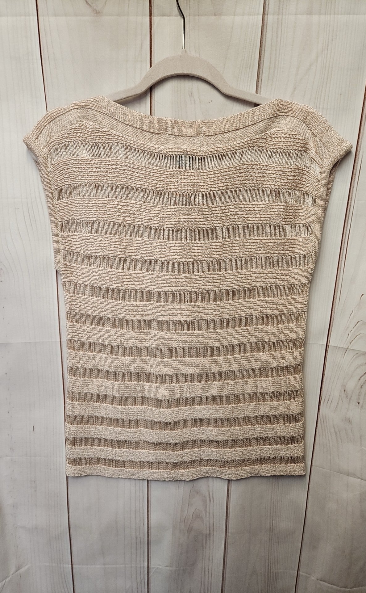 Cynthia Rowley Women's Size M Peach Sleeveless Top