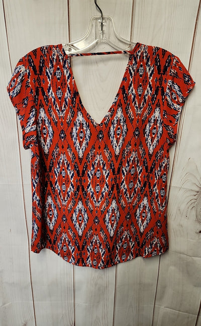 Dr2 Women's Size S Red Short Sleeve Top