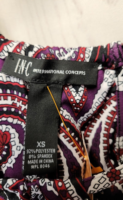 INC Women's Size XS Purple Dress