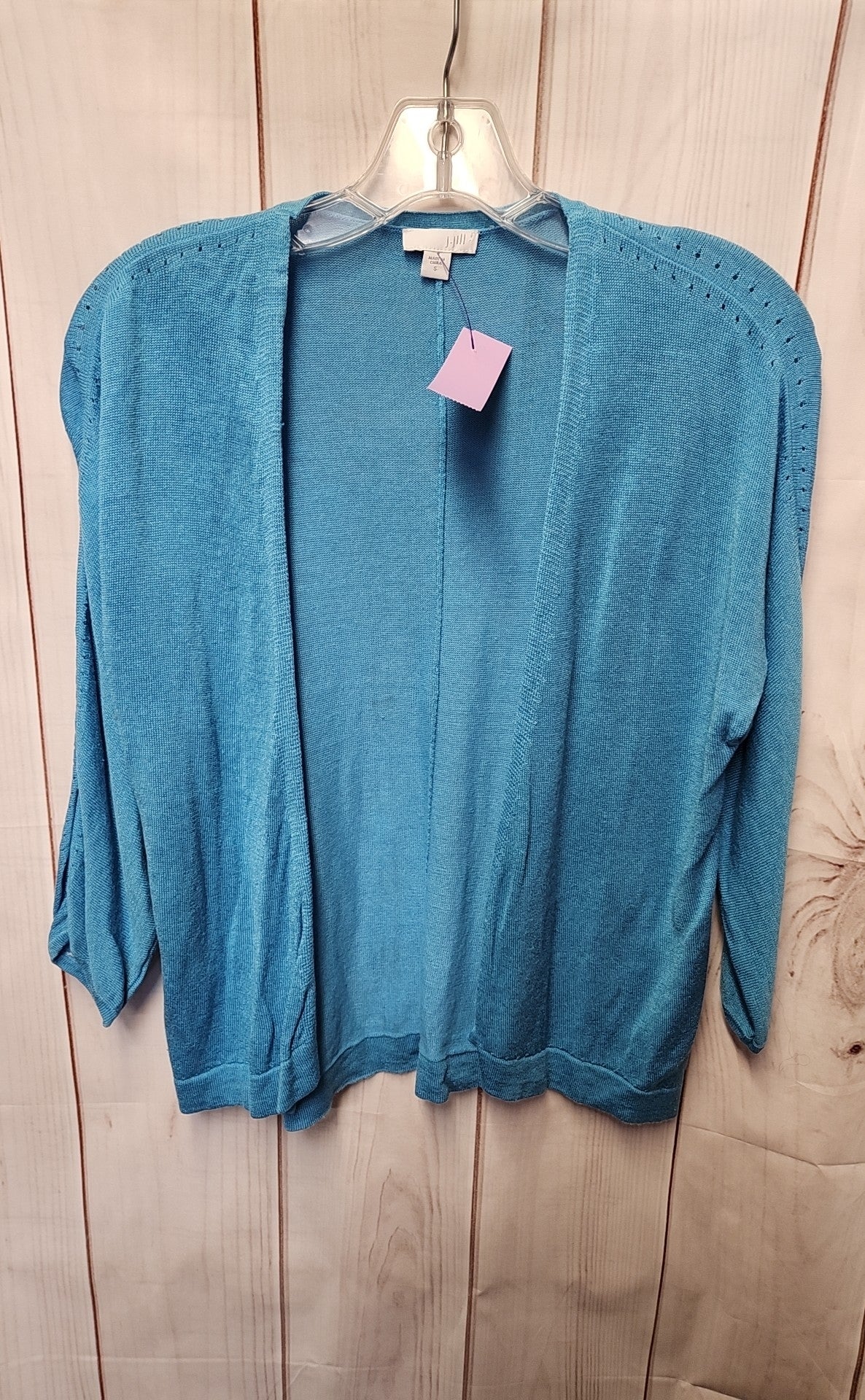J Jill Women's Size S Blue Cardigan