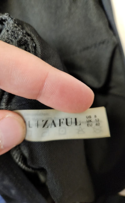 Zaful Women's Size 8 Black Swimsuit