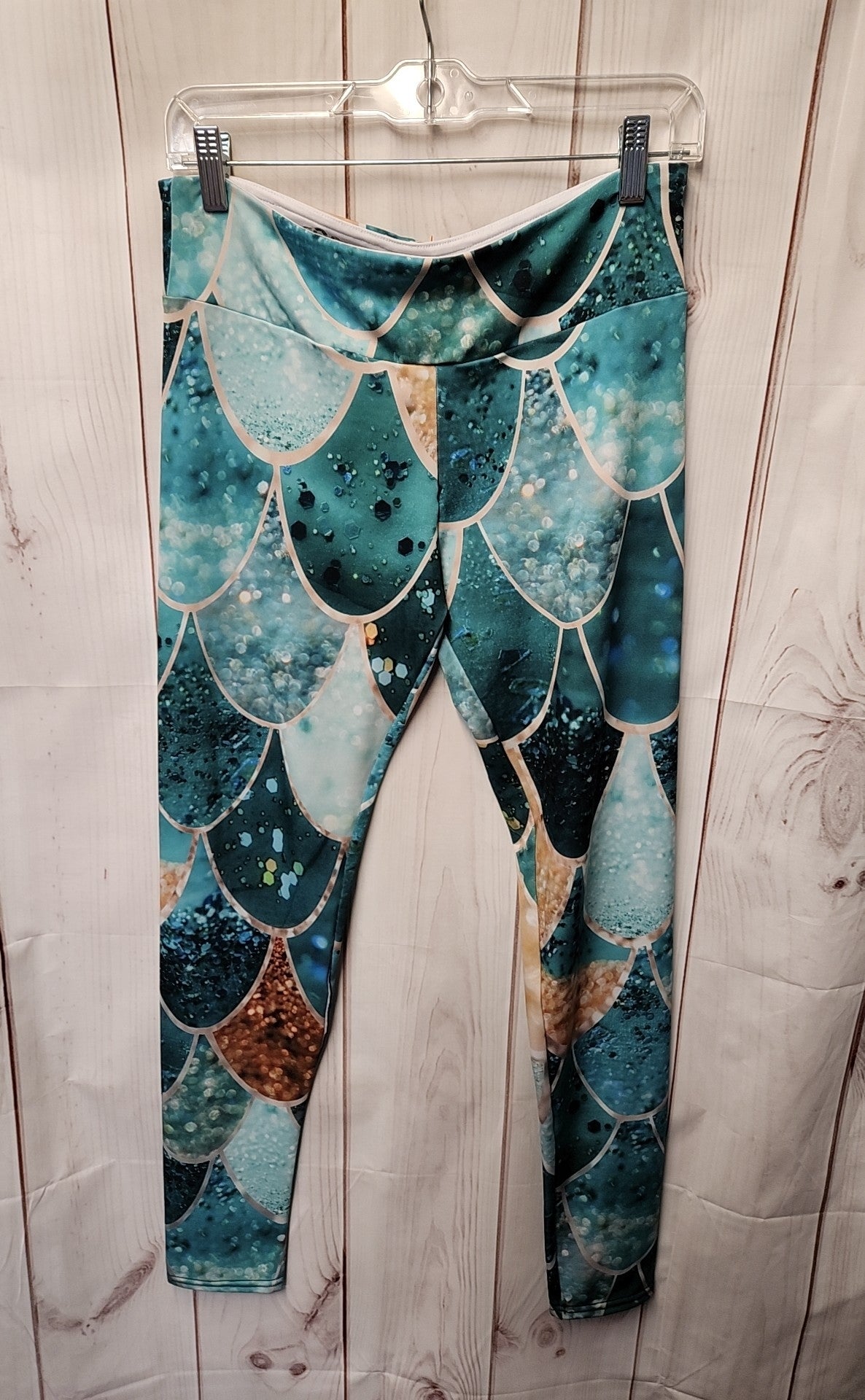 Society6 Women's Size L Green Leggings