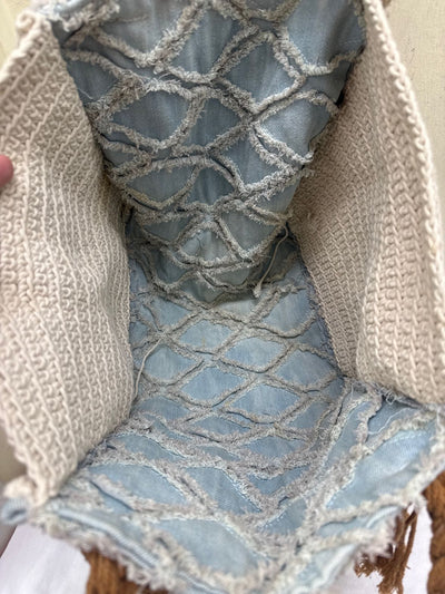 Blue & White Tote Bag