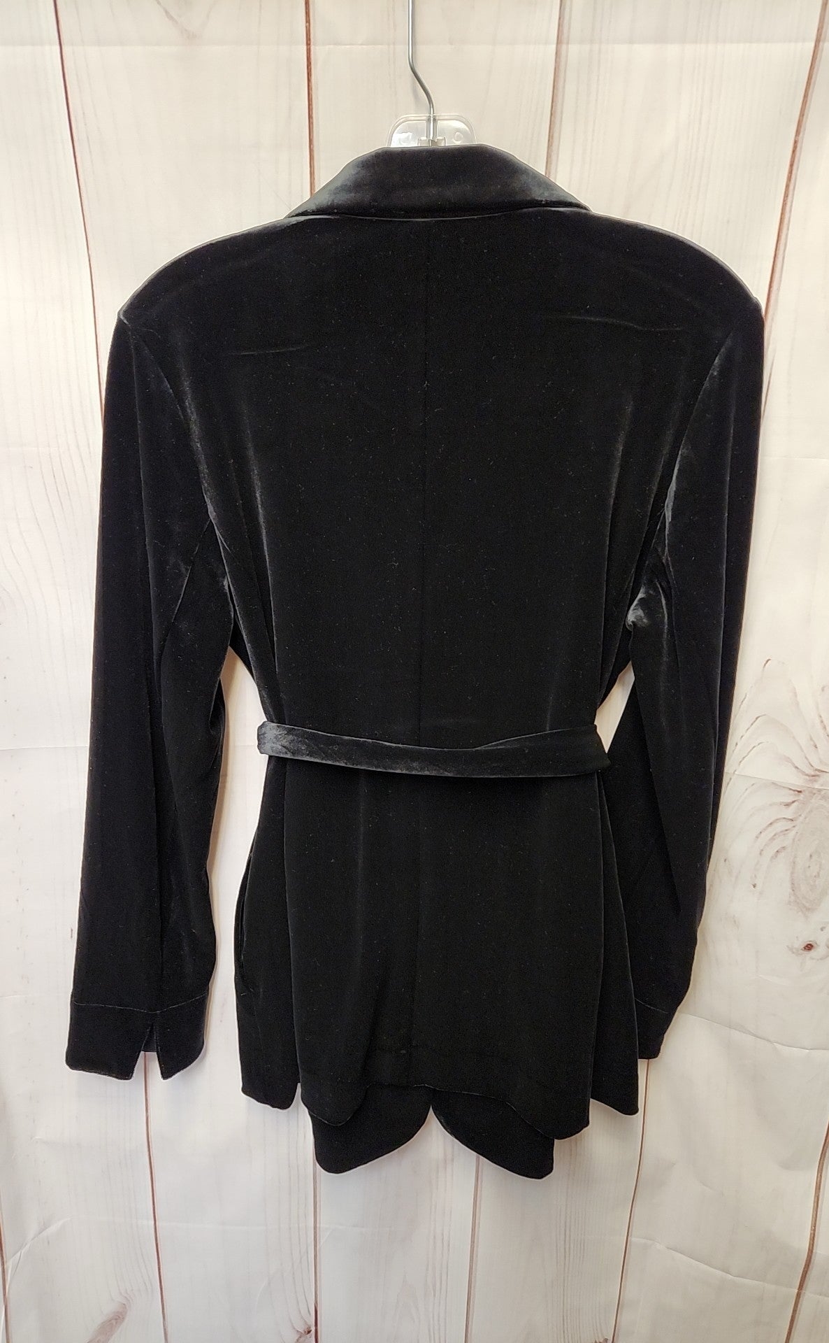 J Jill Wearever Collection Women's Size S Black Velour Jacket