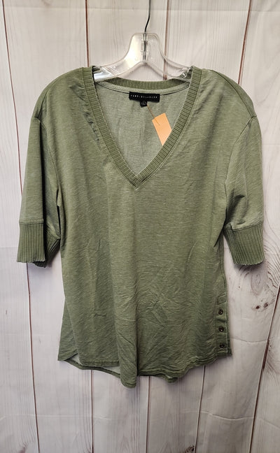 Jane & Delancey Women's Size L Green Short Sleeve Top