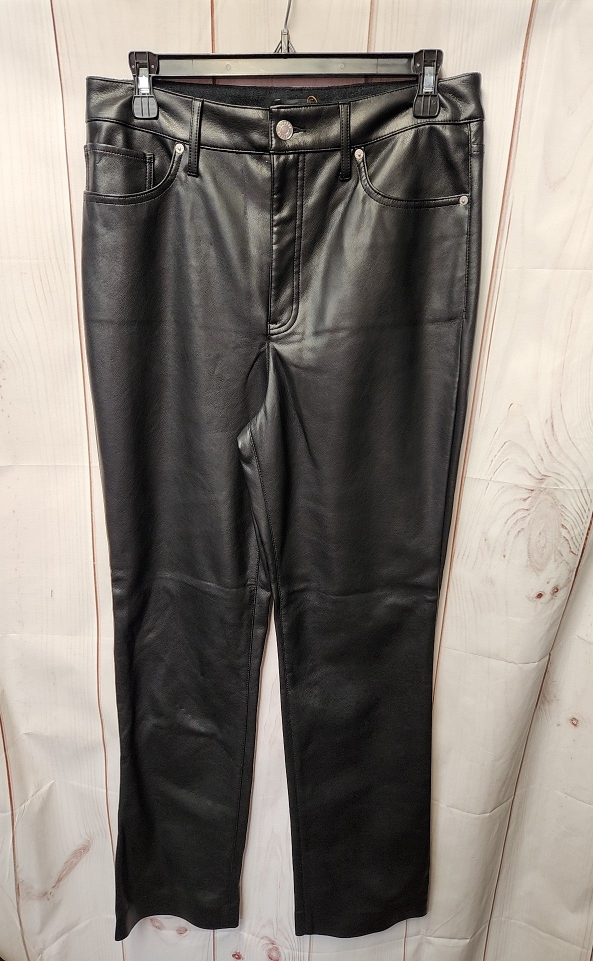 Express Women's Size 10 Black Pants '90s Slim Super High Rise