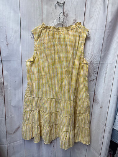 Max Studio Women's Size XL Yellow Dress