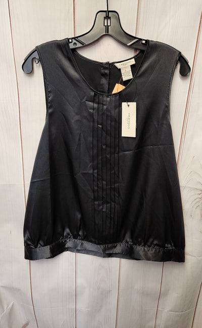 NWT Vertigo Women's Size XL Black Sleeveless Top