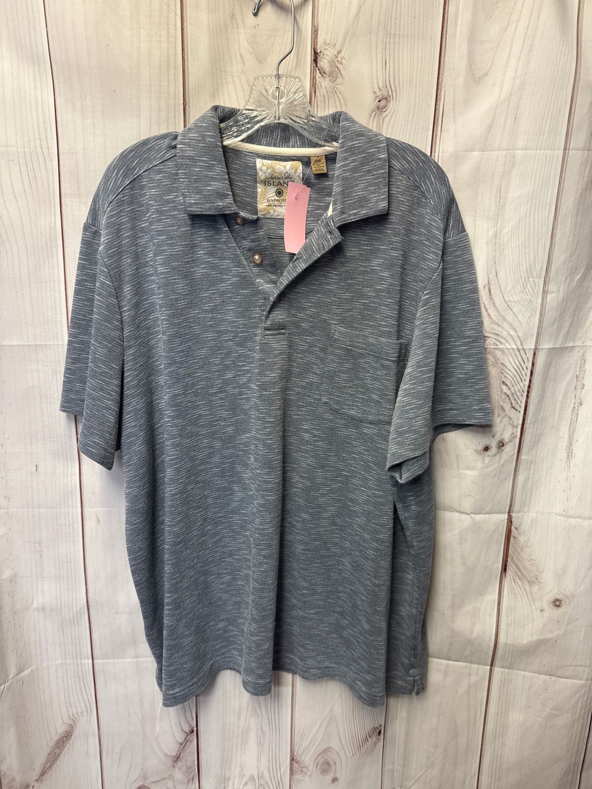 Tasso Elba Men's Size XXL Blue Shirt