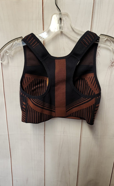 Nike Women's Size S Black & Brown Sports Bra