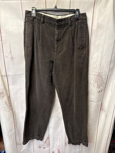 346 Brooks Men's Size 32x30 Brown Corduroy Pants
