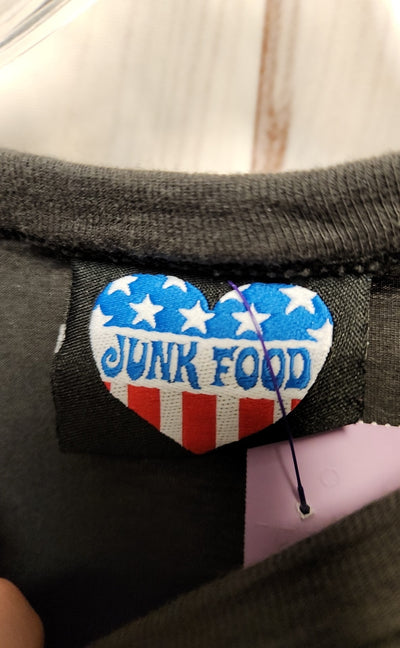 Junk Food Women's Size L Black Short Sleeve Top
