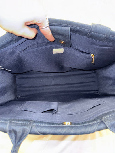 A New Day Navy Tote Bag