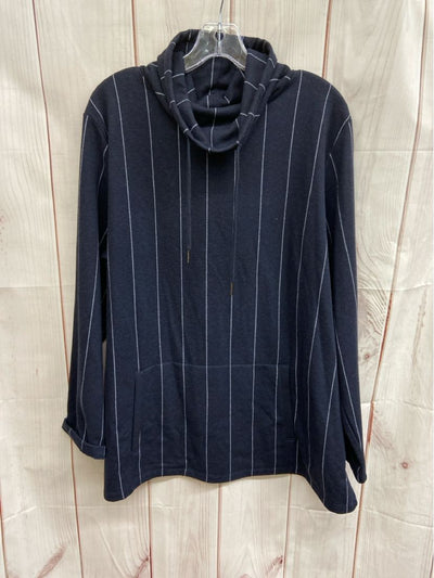 Liz Claiborne Women's Size XXL Navy Sweatshirt