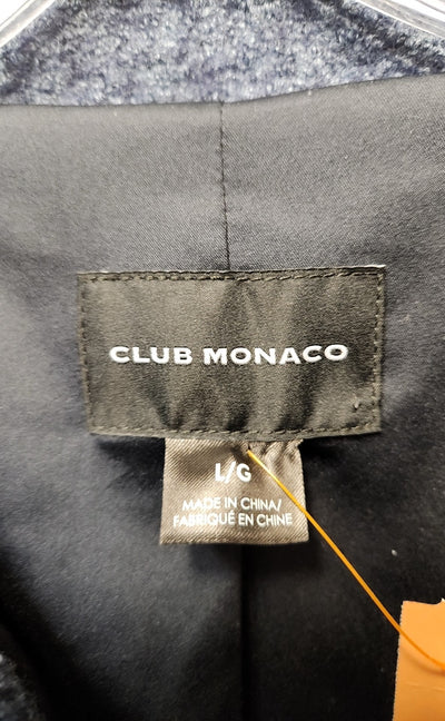 Club Monaco Women's Size L Navy Coat