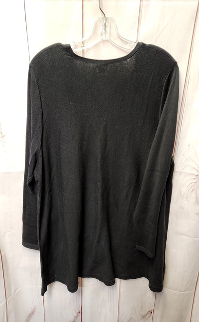 J Jill Women's Size XL Black Sweater