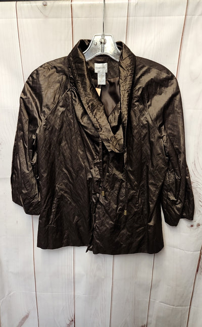 Chico's Women's Size 1 = US M Brown Jacket