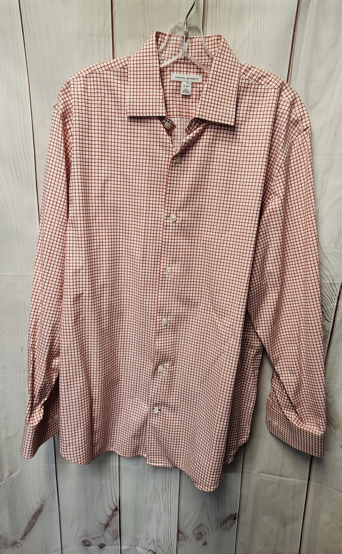 Banana Republic Men's Size L Red Shirt