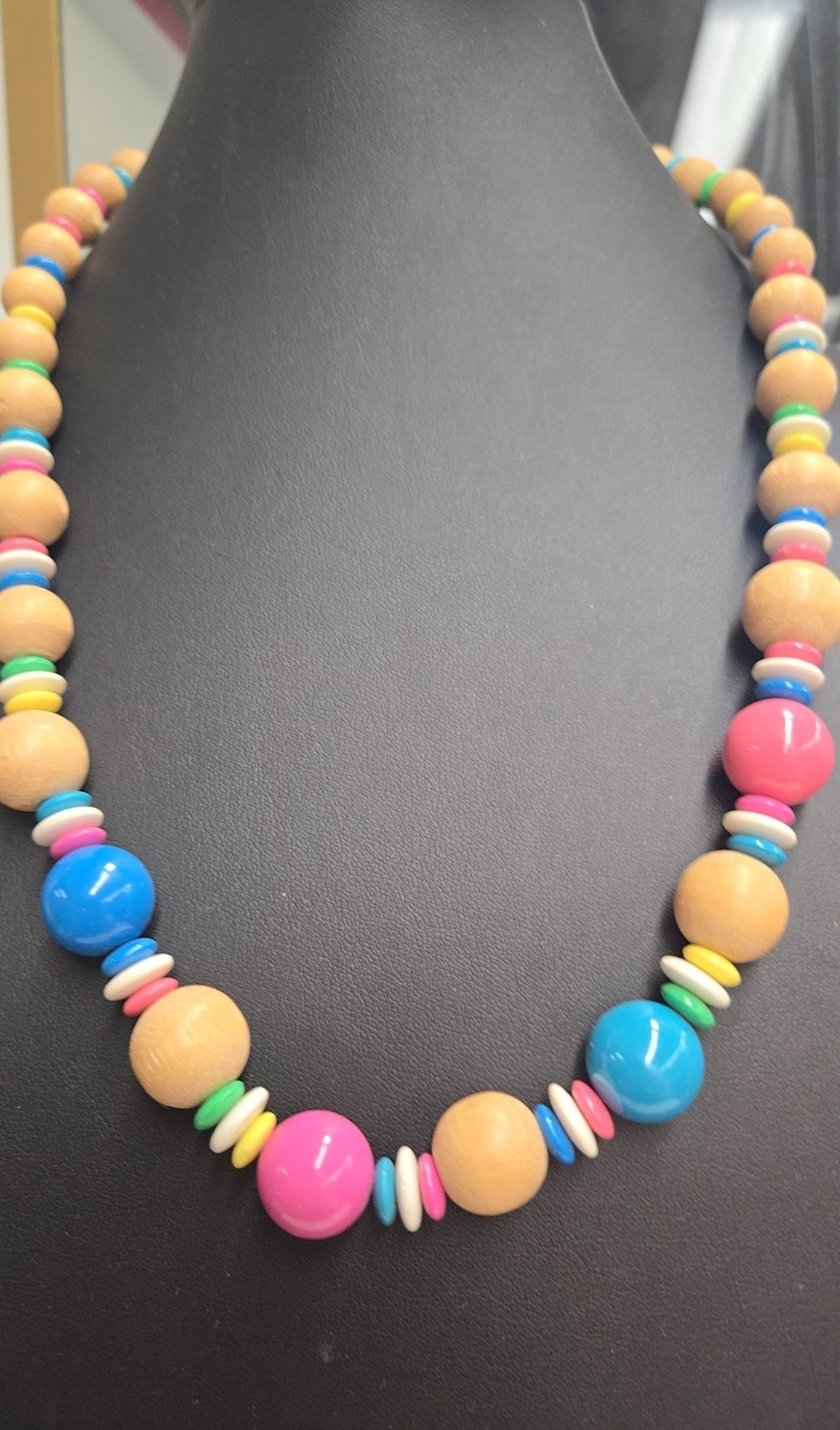 Wood Beaded Necklace