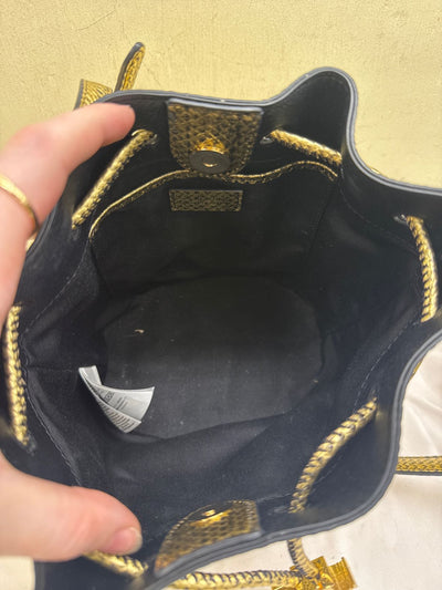 Ralph Lauren Gold Purse Bag