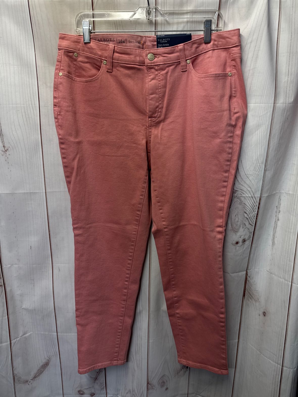 NWT Talbots Women's Size 14 Pink Pants