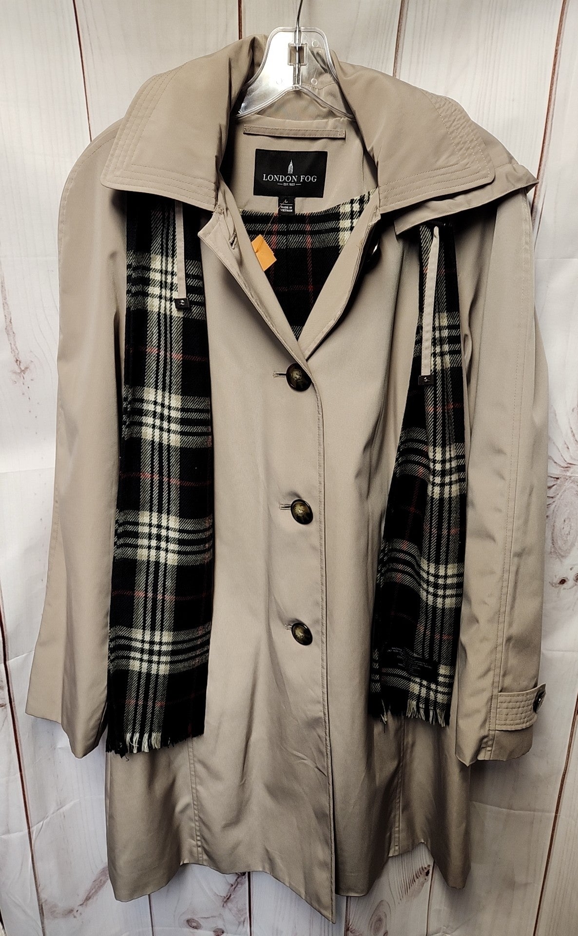 London Fog Women's Size L Beige Coat