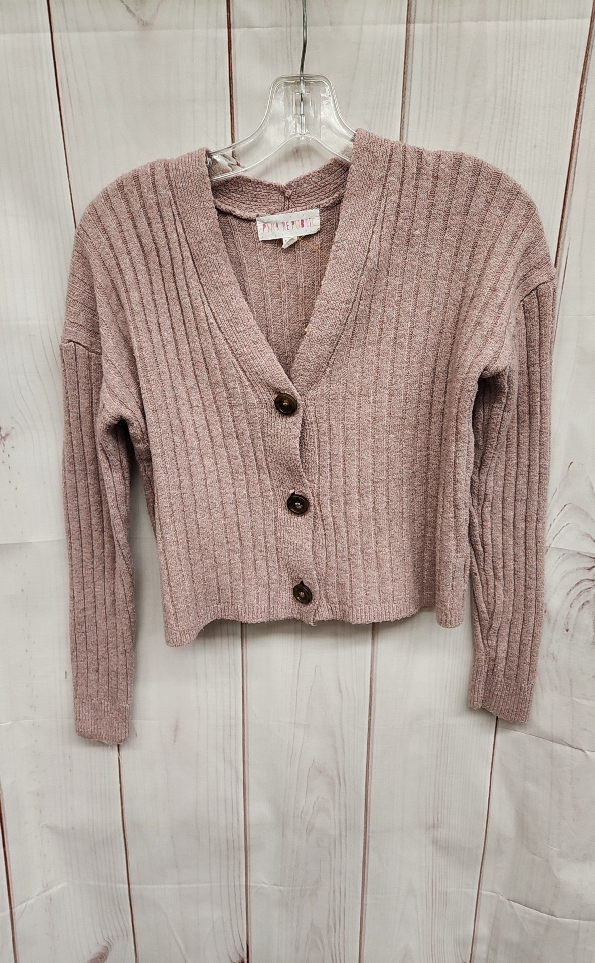 Pink Republic Women's Size S Pink Cardigan