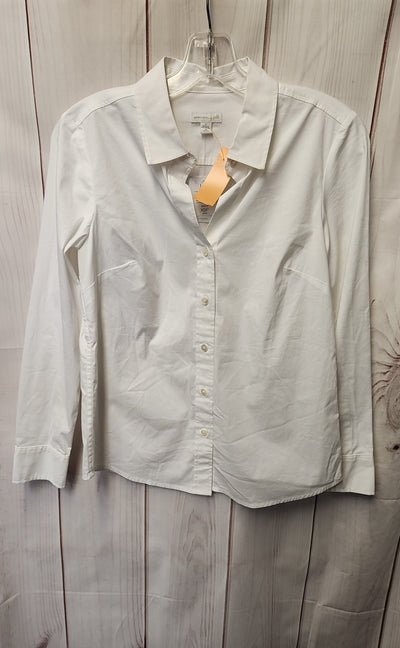 NWT J Jill Women's Size XS Petite White Long Sleeve Top