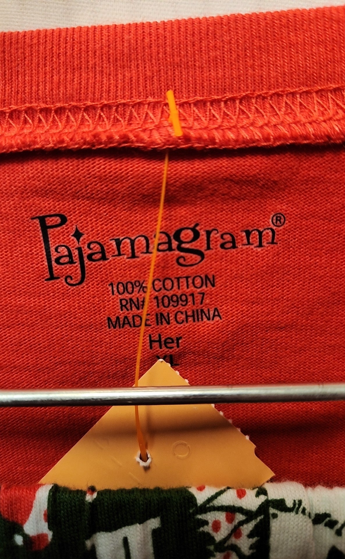 Pajamagram Women's Size XL Red Holiday PJ Bottoms