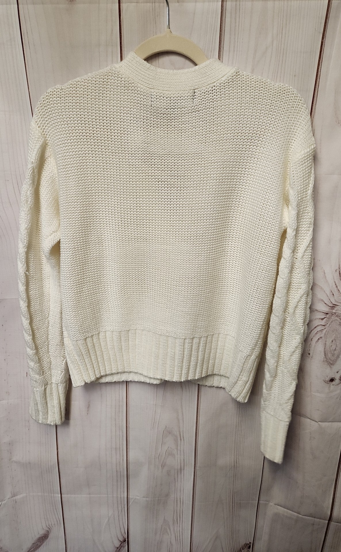 Kendall & Kylie Women's Size L White Cardigan