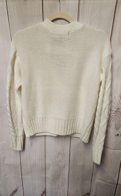 Kendall & Kylie Women's Size L White Cardigan