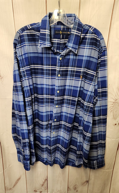 Ralph Lauren Men's Size XXL Blue Shirt
