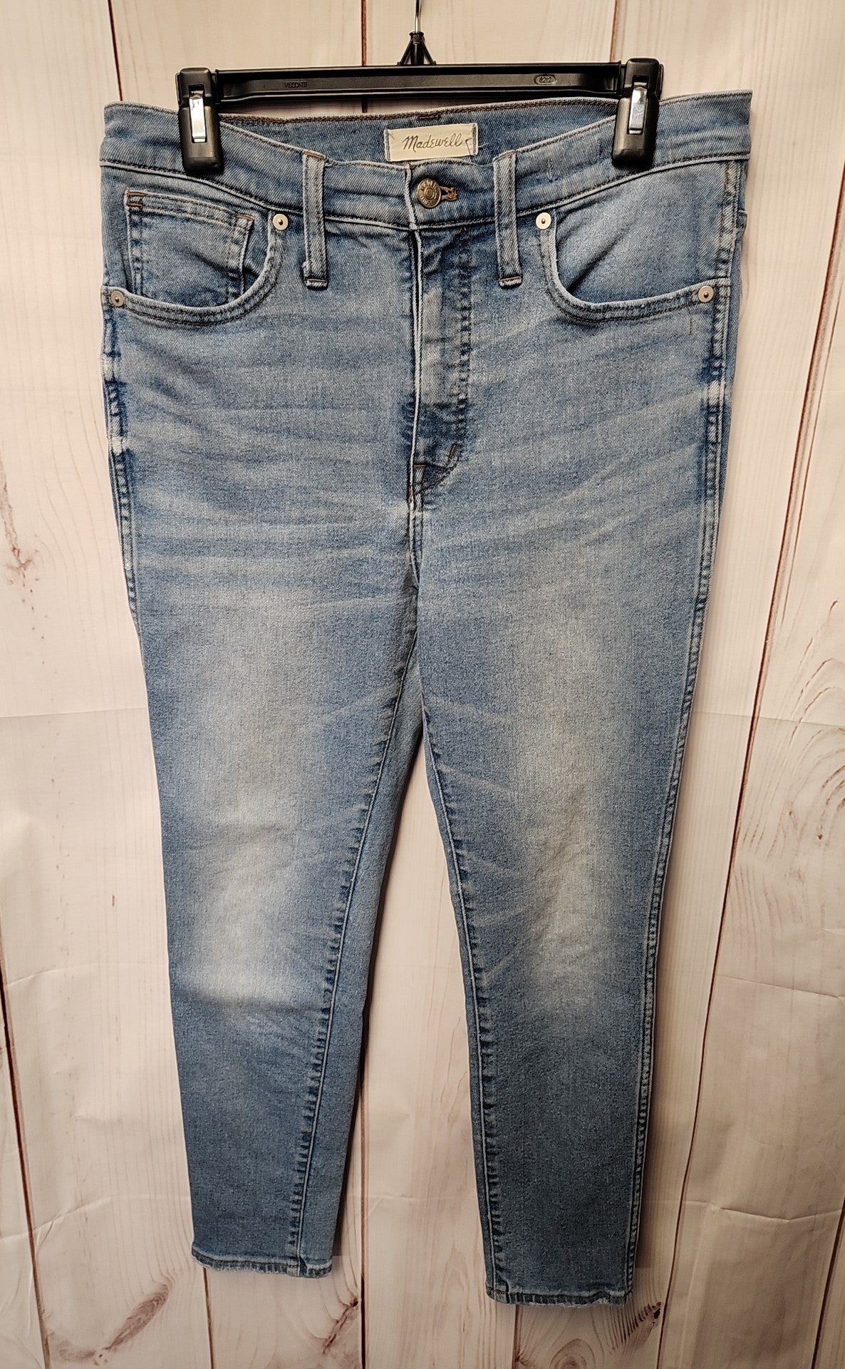 Madewell Women's Size 30 (9-10) Blue Jeans 10" High Rise Skinny Crop