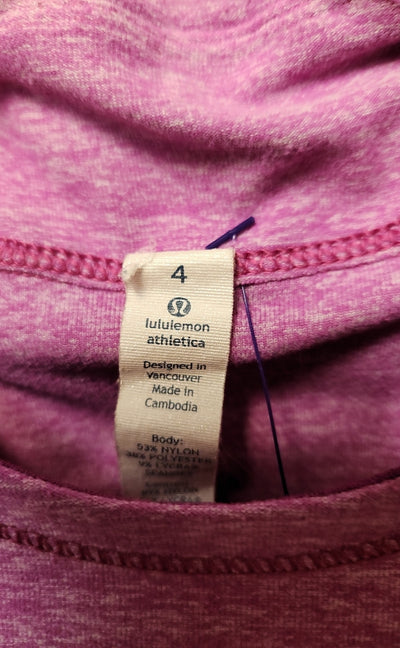 Lululemon Women's Size 4 Purple Long Sleeve Top