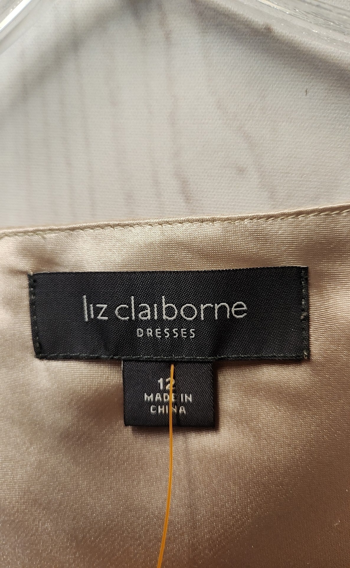 Liz Claiborne Women's Size 12 Beige Dress
