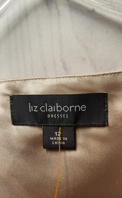 Liz Claiborne Women's Size 12 Beige Dress