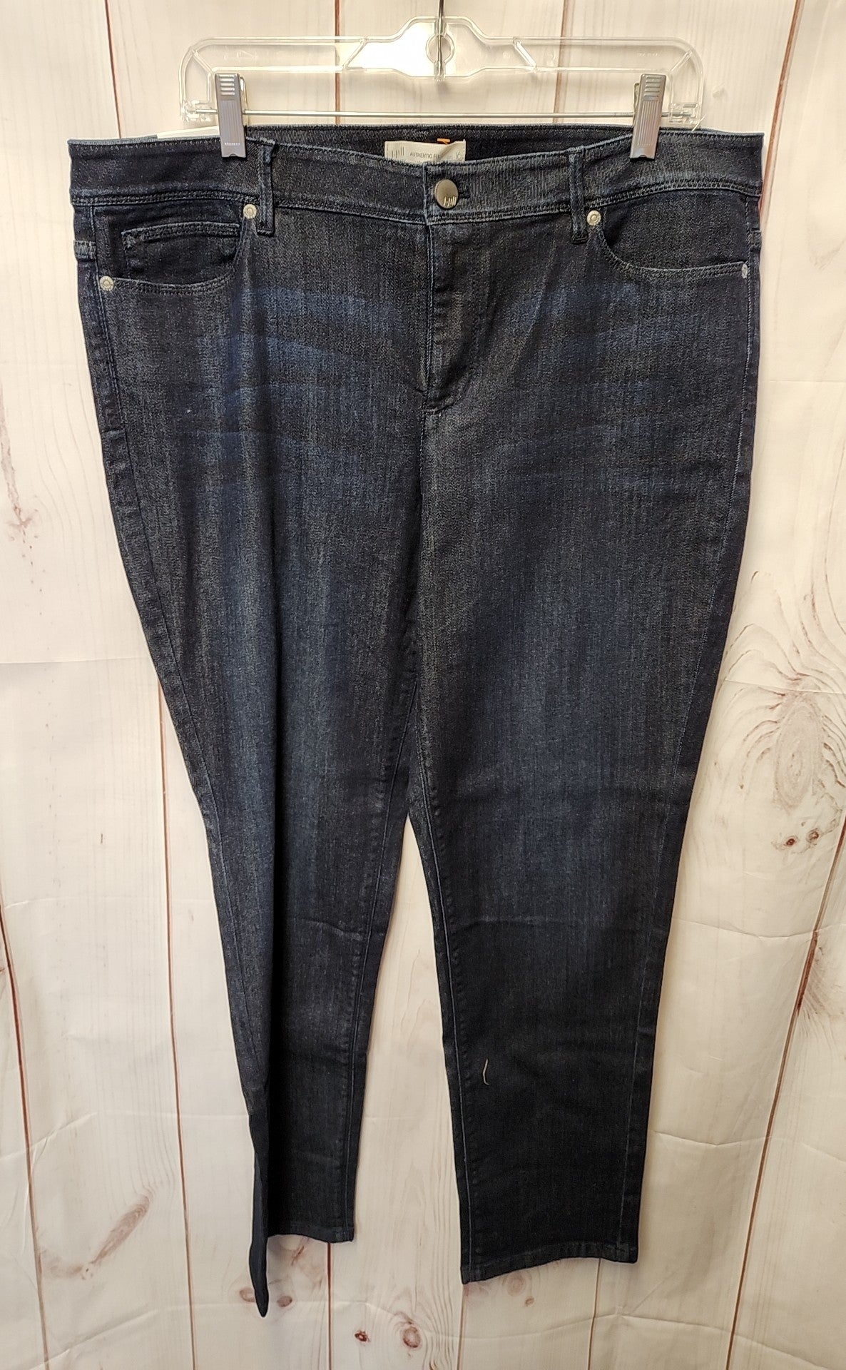 NWT J Jill Women's Size 33 (15-16) Blue Jeans Authentic Fit Slim Leg