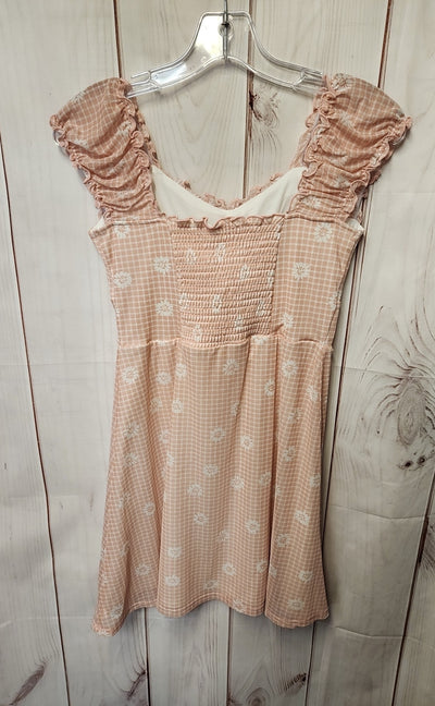 No Boundaries Women's Size M Pink Floral Dress