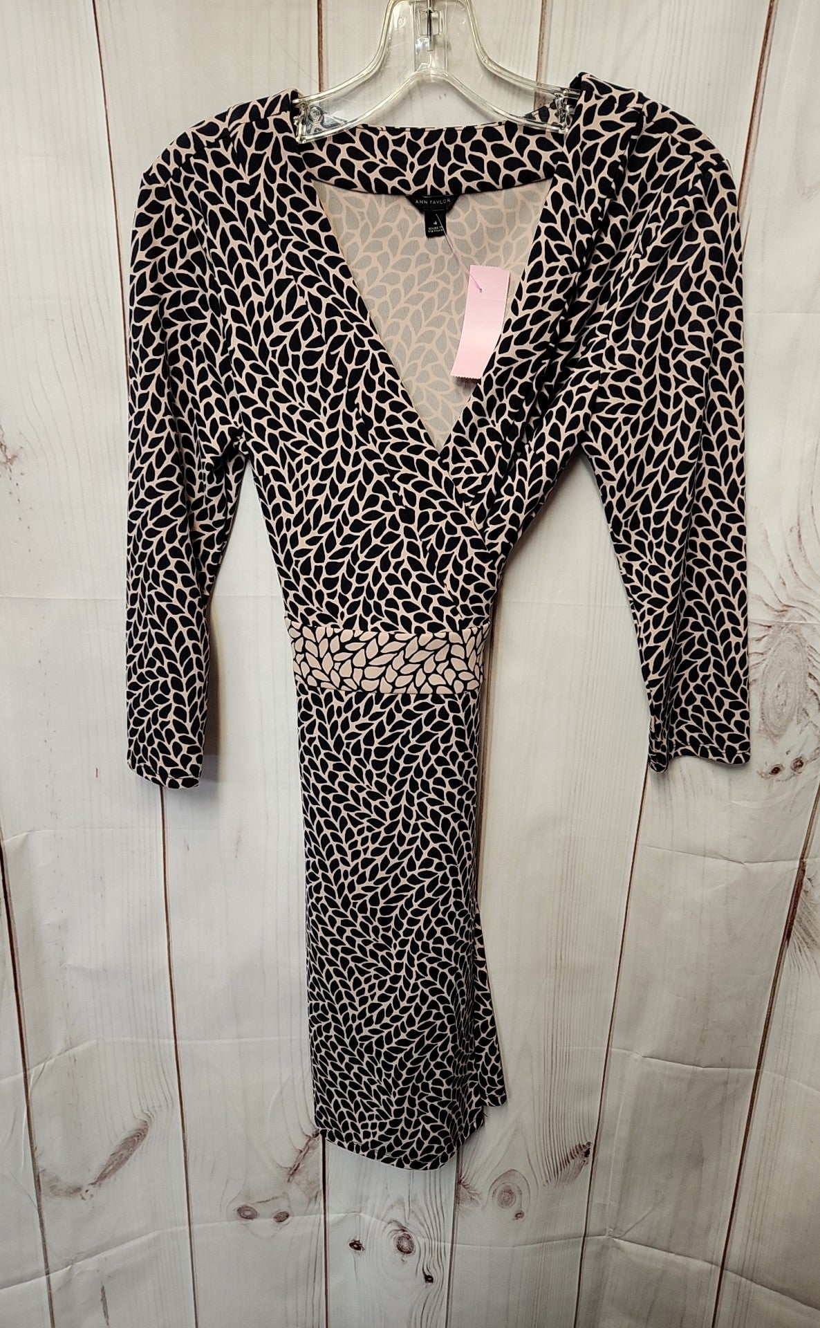 Ann Taylor Women's Size 4 Blue & Beige Dress