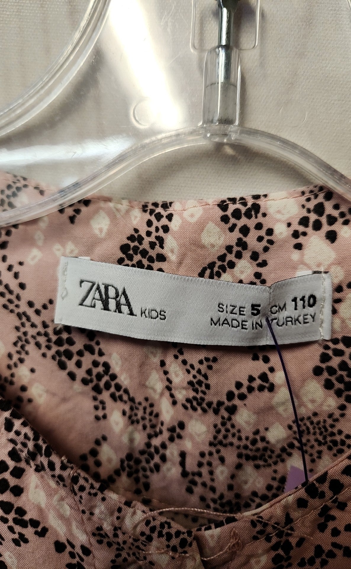 Zara Girl's Size 5 Pink Dress