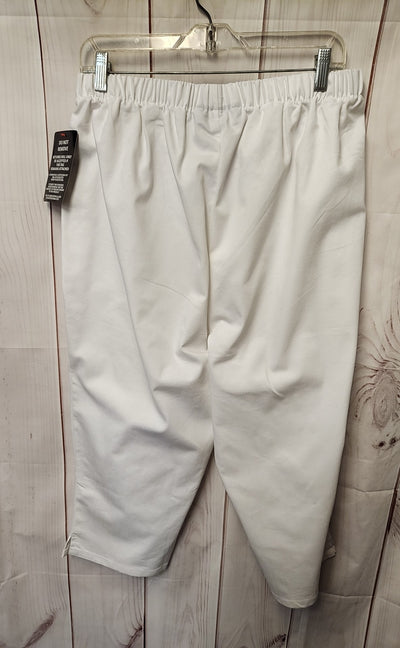 Denim 24/7 Women's Size 20 White Capris