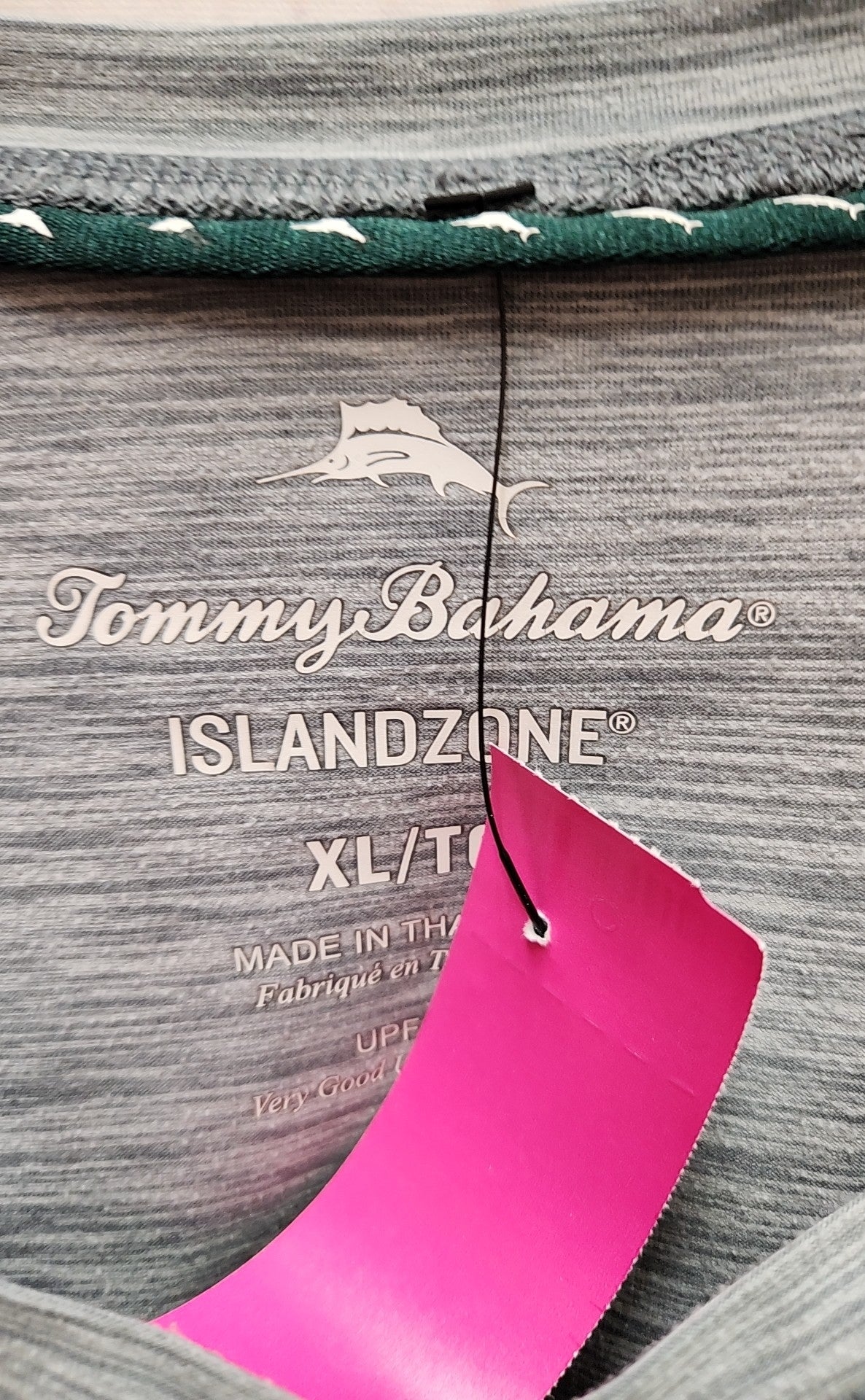 Tommy Bahama Men's Size XL Gray Shirt
