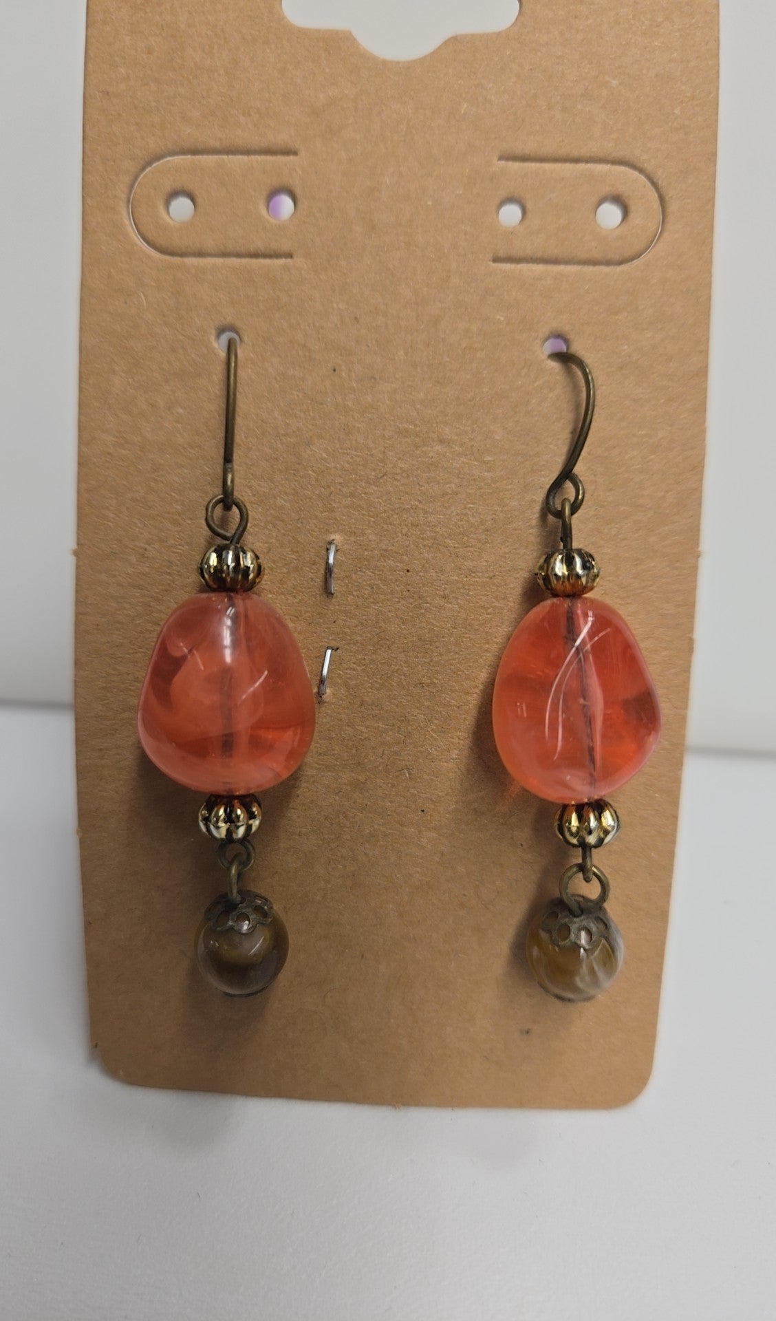 Pink Beaded Earrings