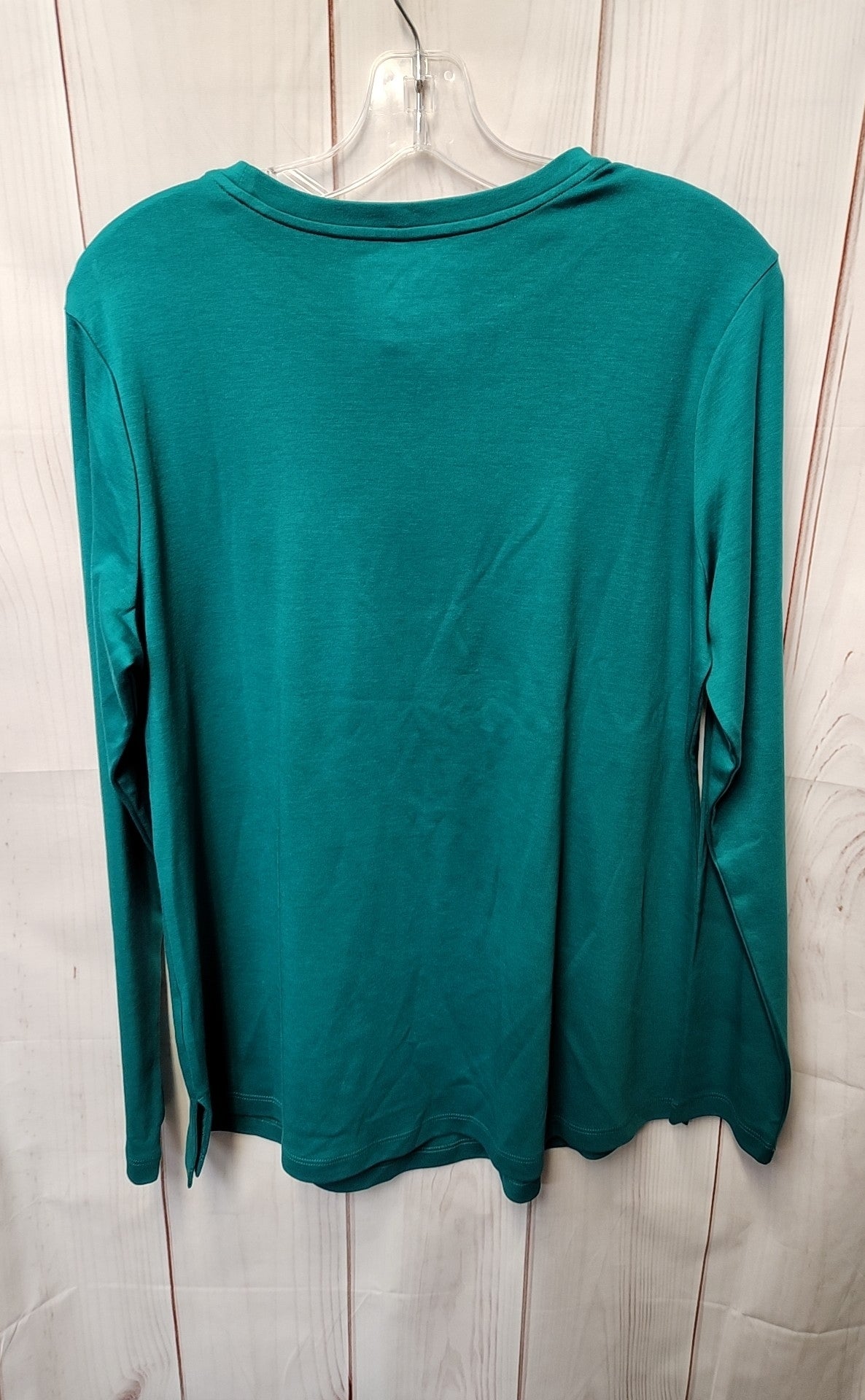 Isaac Mizrahi Live Women's Size M Green Long Sleeve Top