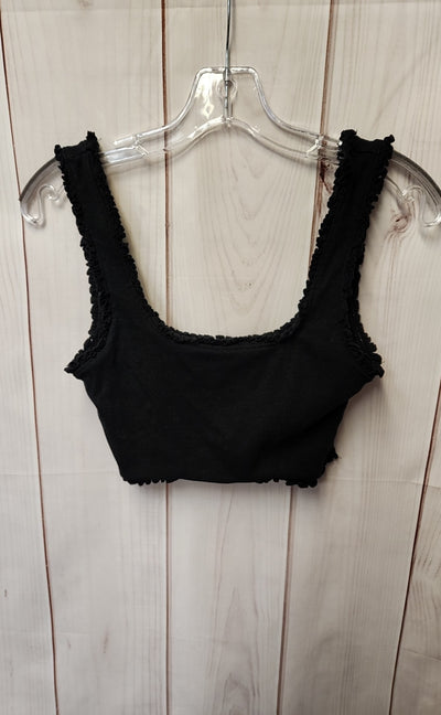 Zara Women's Size M Black Sleeveless Top