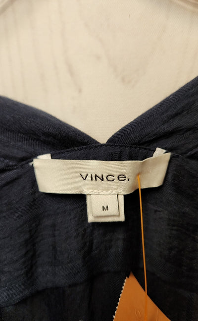 vince. Women's Size M Navy Long Sleeve Top