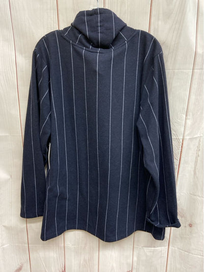 Liz Claiborne Women's Size XXL Navy Sweatshirt