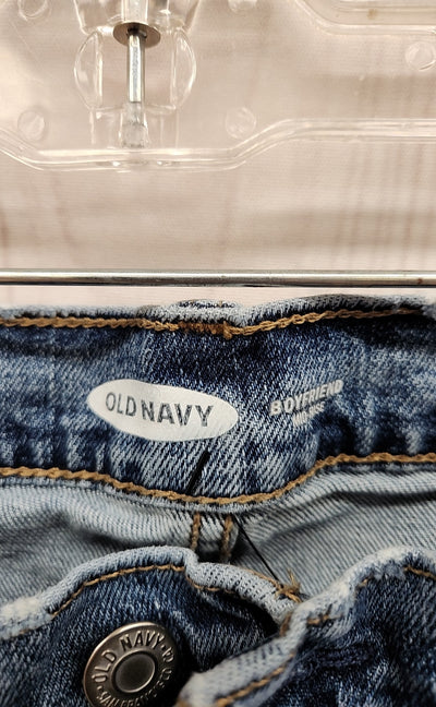 Old Navy Women's Size 32 (13-14) Boyfriend Mid Rise Blue Jeans