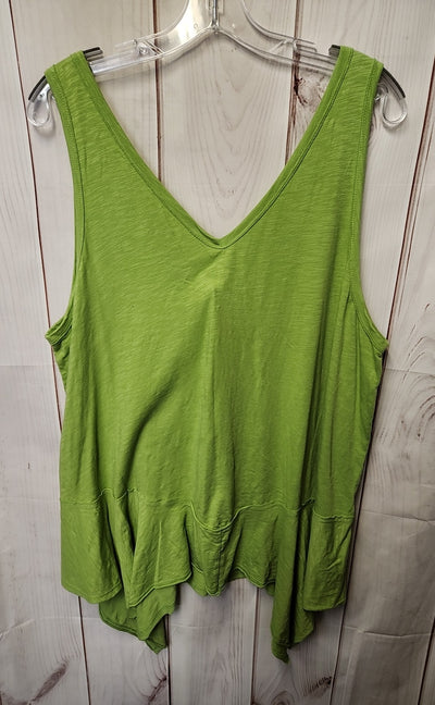 Torrid Women's Size 2X Green Sleeveless Top